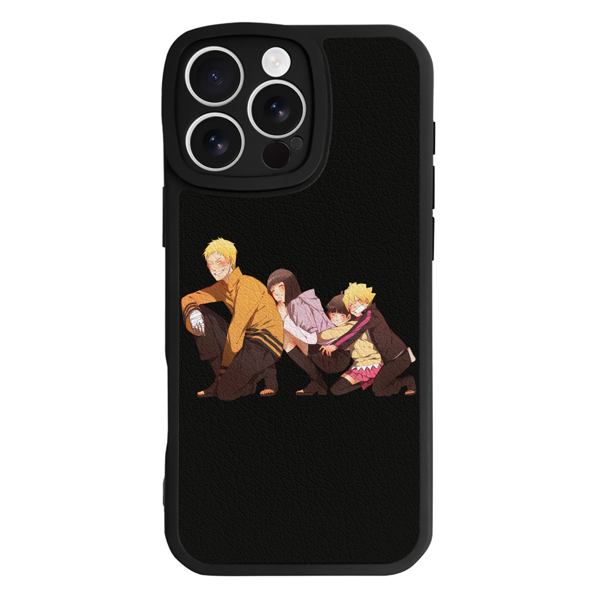 （画像用） NARUTO -ナルト- うずまき ナルト Uzumaki Naruto 【iPhone 16シリーズ対応】シリコンスマホケース（レザー調） 材質：シリコン
